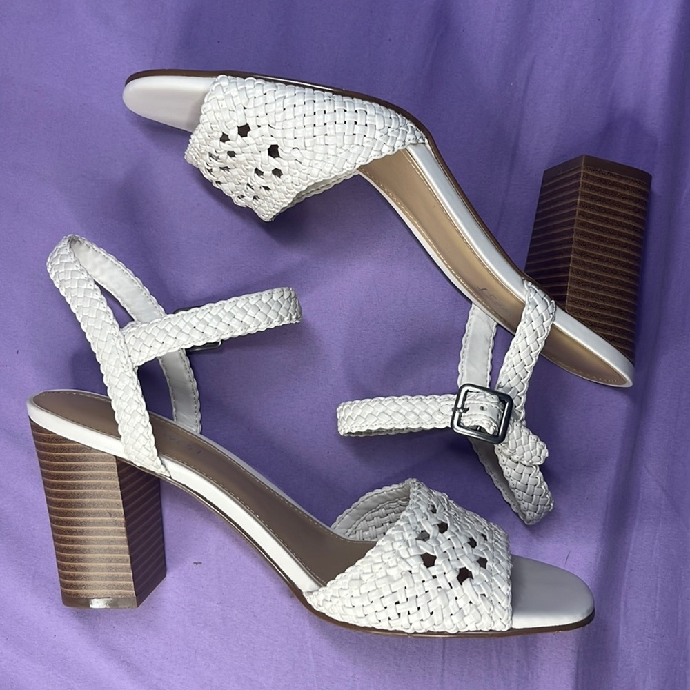 Nine West ivory heels